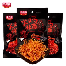 【中国直邮】 华A 华兴和火鸡辣面辣条超辣麻辣童年儿时校园休闲小零食  18g*12包