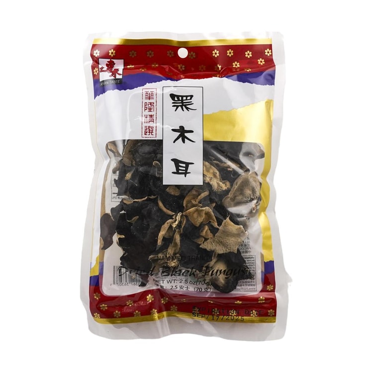 ASIAN TASTE 乾燥黒キクラゲ（キクラゲ）2.46オンス - Yami