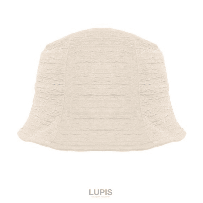 【日本直邮】 日本 LUPIS 皱褶渔夫帽 米色 1件 hat0044