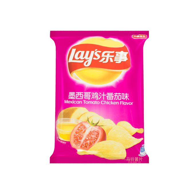 百事lays乐事 薯片 墨西哥鸡汁番茄味 袋装 70g