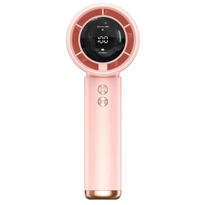 High Speed Turbo Handheld Fan Mini Portable Charging Handheld Mini Fan Pink