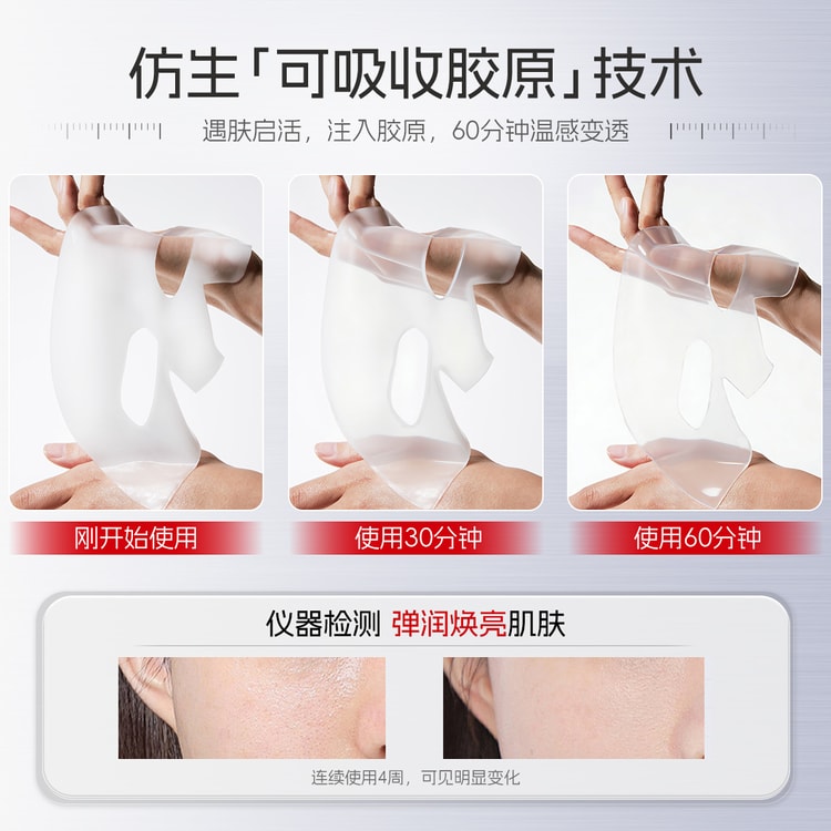 FLOWERWAY Crystal Tomato Collagen Mask 5 Sheets – Brightening