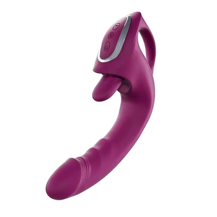 SMU Dream tide double head high frequency telescopic vibrator female strong vibration  sex toys female adult products pink 330g - Yami.com