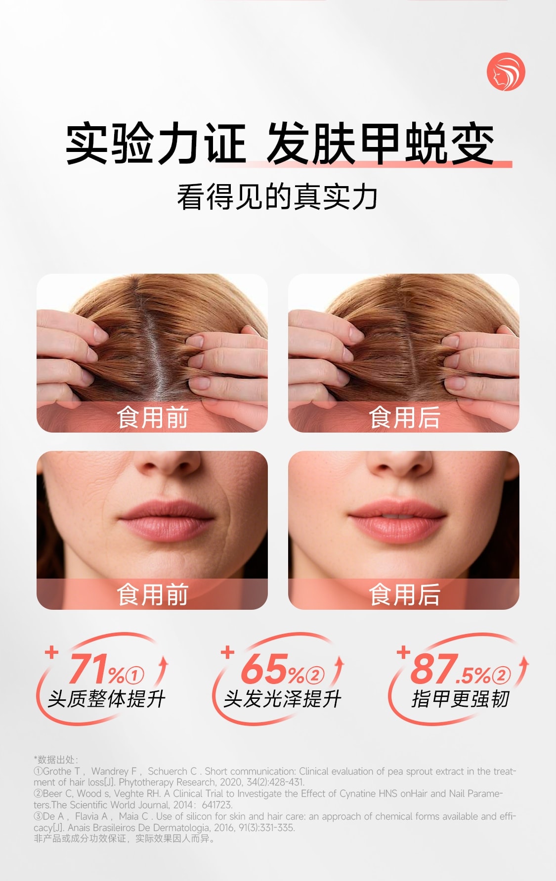 【中国直邮】 亚美唯他 女性复合维生素养发软糖女士多维叶酸护掉头发进口生物素60粒/瓶