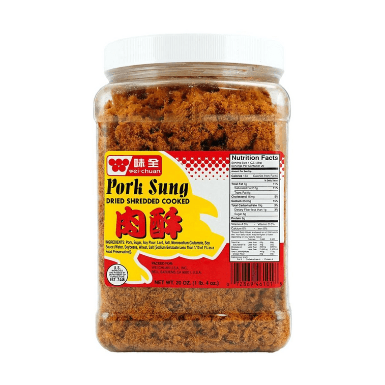 러우쑤 돼지고기 육포가루 고운타입 20 oz 5