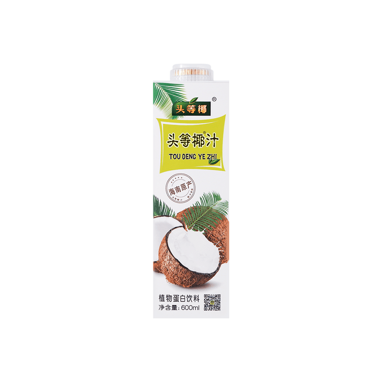≪椰子≫ 頭等椰頭等椰鮮榨椰子汁600ml - Yami