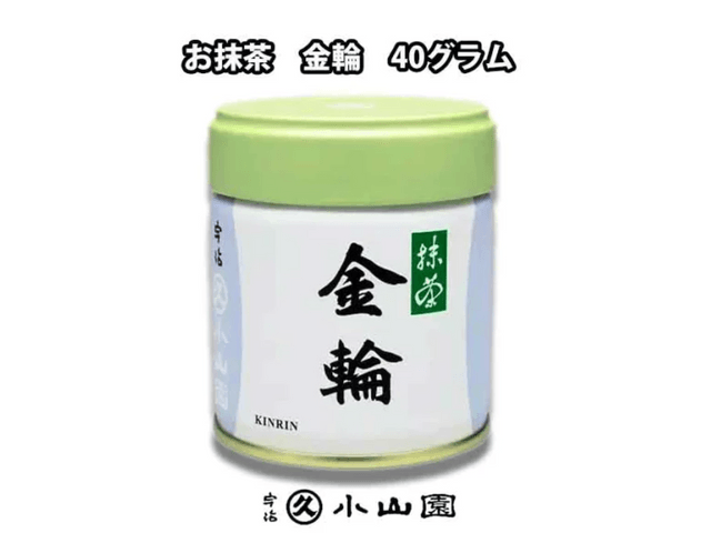 日本直邮】 日本丸久小山园宇治抹茶金轮无糖抹茶粉茶道用烘焙甜品用40g