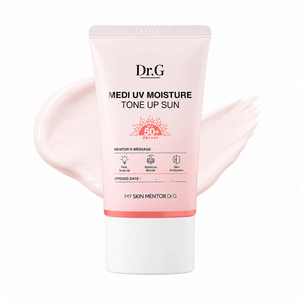 韩国DR.G 蒂迩肌 Medi UV 保湿提亮防晒霜 SPF50+ PA++++ 50ml 【粉嫩提亮】【水润修护】【敏感肌适用】