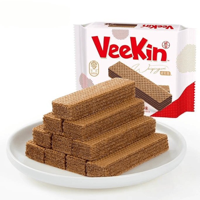 【中國直郵】 好吃點 巧克力威化餅乾 68g*5個