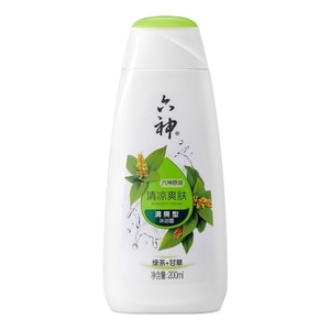 Refreshing and Cooling Green Tea and Licorice Cooling Shower Gel 200ml/瓶 [Bath Enjoy New Vitality]