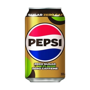 Pepsi Cola  Lime Flavor,12 fl oz【0 Sugar 0 Caffeine 】
