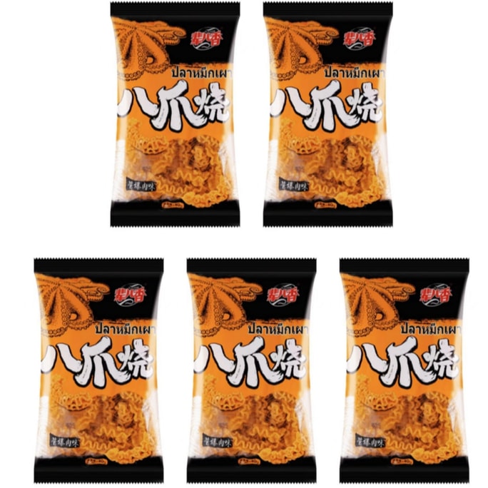 Bei'er Xiang Sauce-Flavored Grilled Octopus 46g × 5 Packs