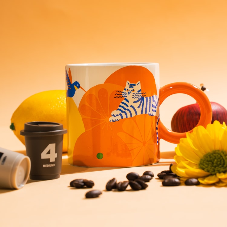 Starbucks Japan - Heat resistant glass mug tiger 296ml (Release