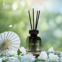 Cyrin 26° N Collection Forest Breath Vine Reed Diffuser, Flameless Fragrance, Gardenia Lane Scent, 150ml