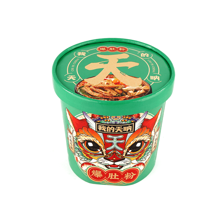 【李佳琦推荐】我的天呐 麻辣爆肚粉 懒人速食 冲泡即食米线 170g 12