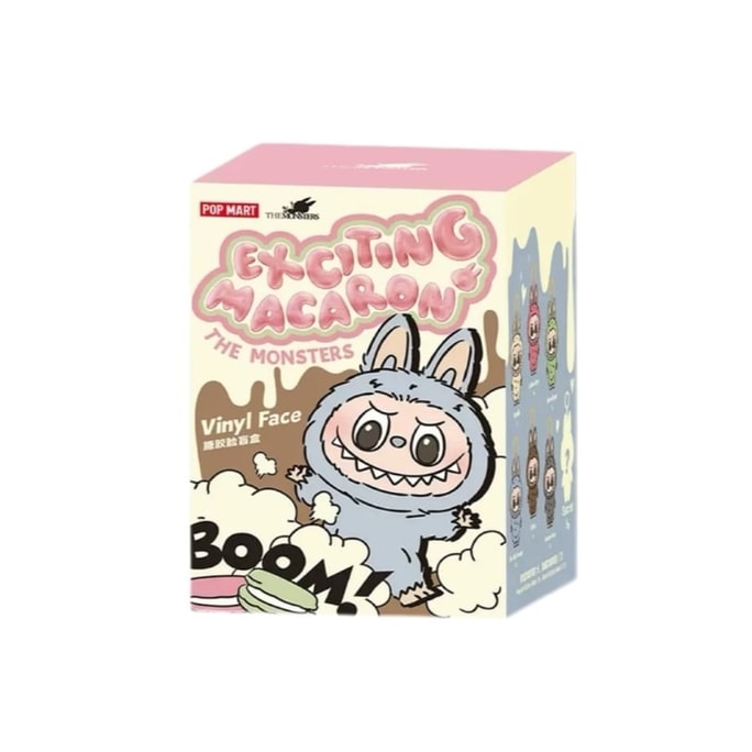Labubu Heartbeat Macaron Vinyl Face 1 box of the first generation