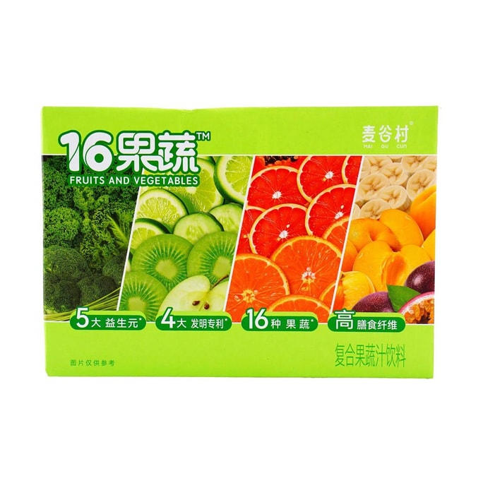 Maigu Village 16 Fruits and Vegetables Liquid Salad (Regular Edition) 80g*12 bags