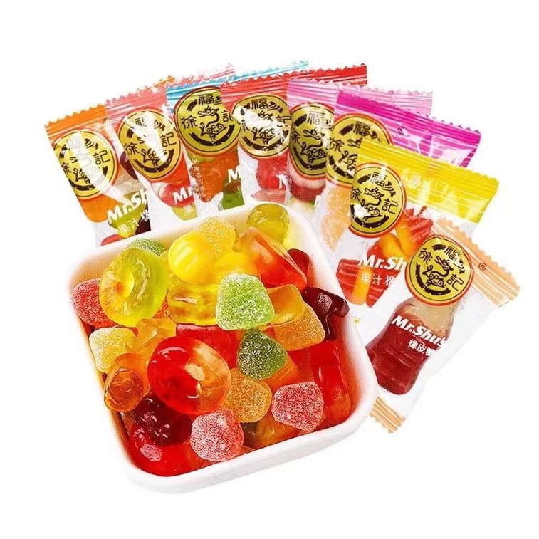 台湾 徐福记 橡皮糖软糖 230g 果汁结婚庆零食儿童休闲小零食小吃年货 7