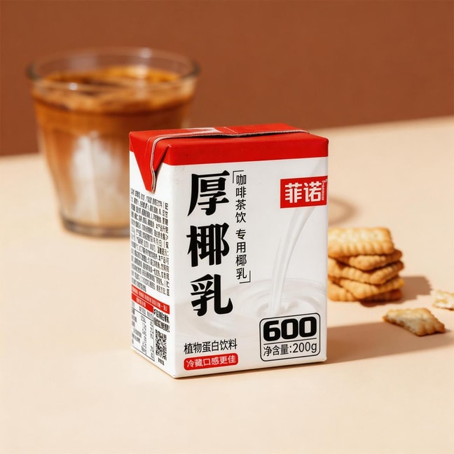 【北美首发】网红爆款 菲诺 厚椰乳 200ml 小包装【生椰拿铁必备】 【可用于制作奶泡奶盖】