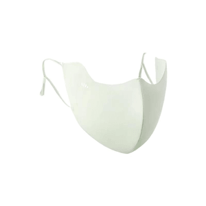 [중국 직배송] 반샤 경량 여름용 자외선 차단 마스크, 새로운 스타일, 고가치 자외선 차단, 통기성 좋은 아이스 실크 마스크, 녹색, 16*18cm