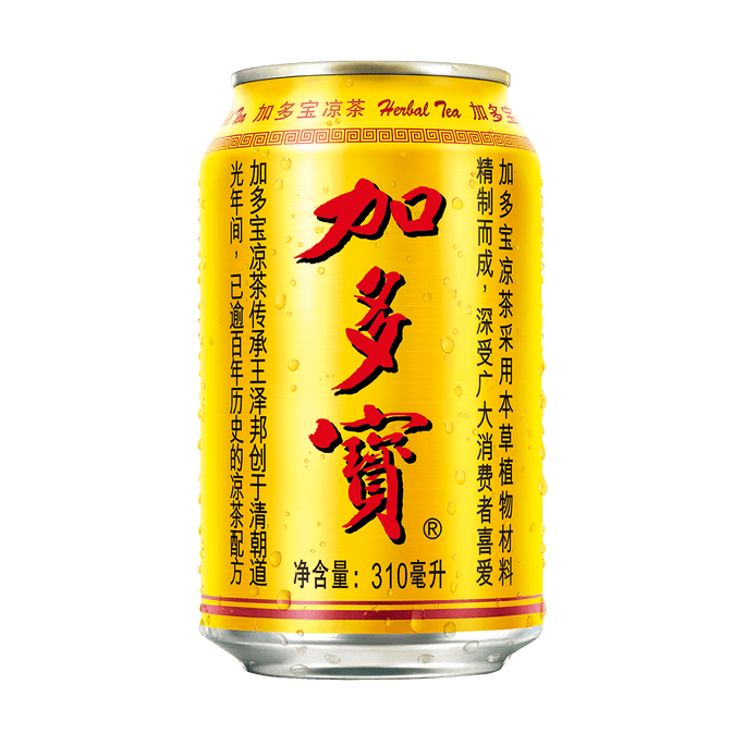 加多宝 去火凉茶植物饮料  310ml 新老包装随机发