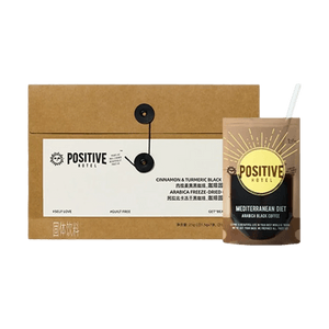 POSITIVE HOTEL 地中海咖啡 肉桂姜黄黑咖啡 冻干速溶美式 7袋装 21g