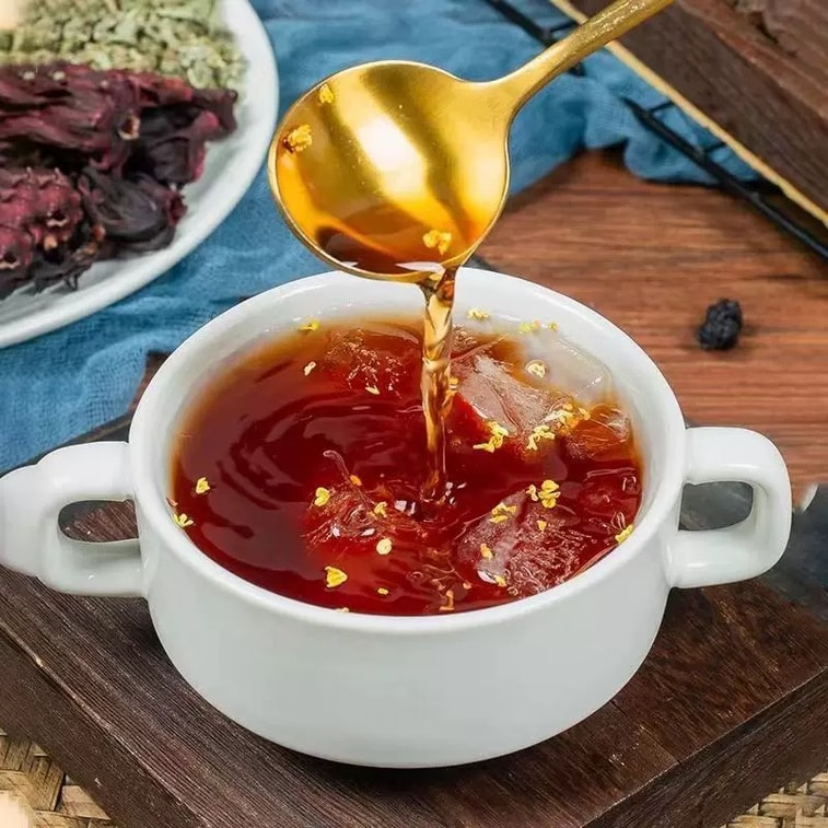 [정통 베이징 맛] 난징 통인탕 계화매실수프, 흑매실즙, 100g [새콤달콤하고 상큼하고 시원함] [여름철 더위 식히고 소화 촉진에 꼭 필요한 제품] 3