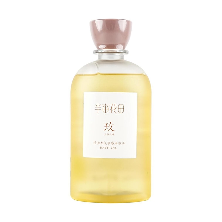半亩花田 香氛水感沐浴油 精油滋润氨基酸沐浴露 温和清洁 持久留香 可卸防晒霜 空谷玫瑰 400g【新品木质玫瑰香】 6