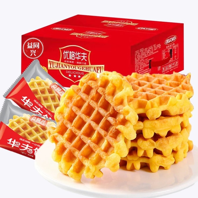 [ブラックフライデーセール] [中国直送] Yitongxing ワッフル 500g/14パック ハニカム ミールリプレイスメント 手切りパンケーキ 栄養豊富な朝食ペストリー 500g*1
