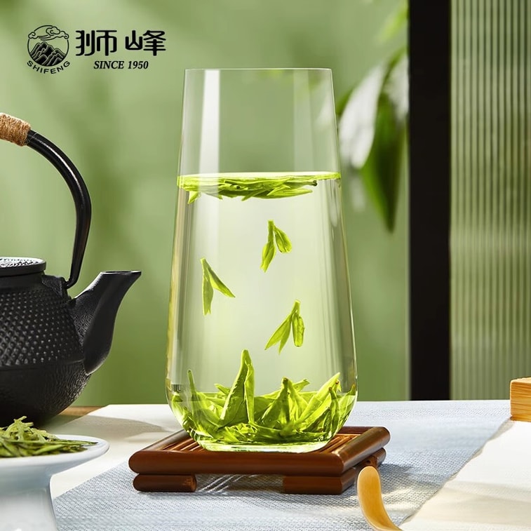 【中国直邮】 狮峰茶叶 2025新茶上市 高山头采明前龙井茶叶礼盒装绿茶 200g特级送礼 3