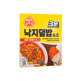 韩国OTTOGI不倒翁 韩式章鱼拌饭料 辣味 3分钟即食 150g