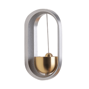 山口九城||ウリン銭浄化エレガントドアベル||シルバーリング 1個