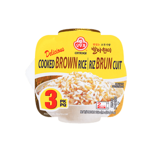 Delicious Cooked Brown Rice 210g*3