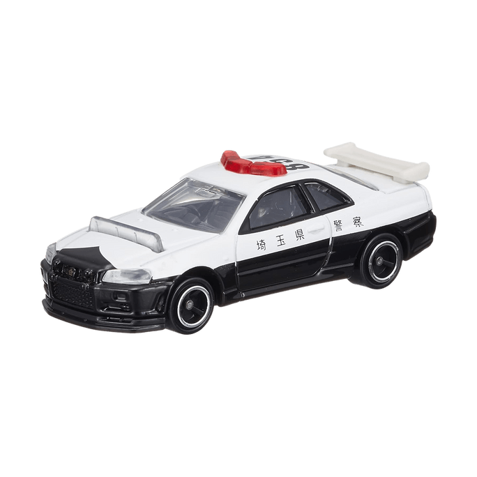 日本TOMICA多美卡 合金小汽車模型 玩具車模擬汽車 No.1 日產 Skyline GT-R (BNR34) 巡邏車