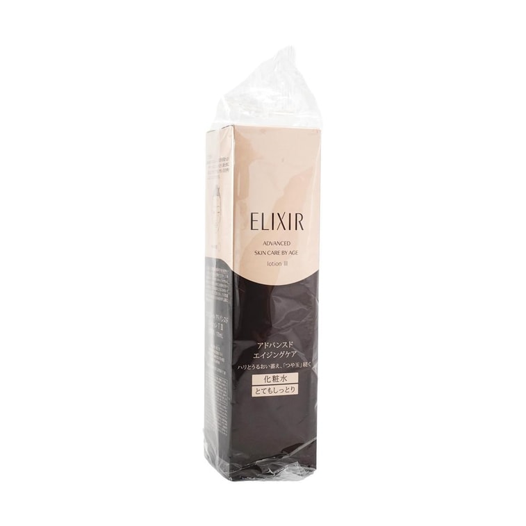 日本ELIXIR怡麗絲爾 蘊能凝時黑金系列緊緻充盈乳液 Ⅲ號豐潤型 170ml 彈性抗皺淡紋 滋潤光澤 水潤促膠原蛋白生成 熟齡肌 3