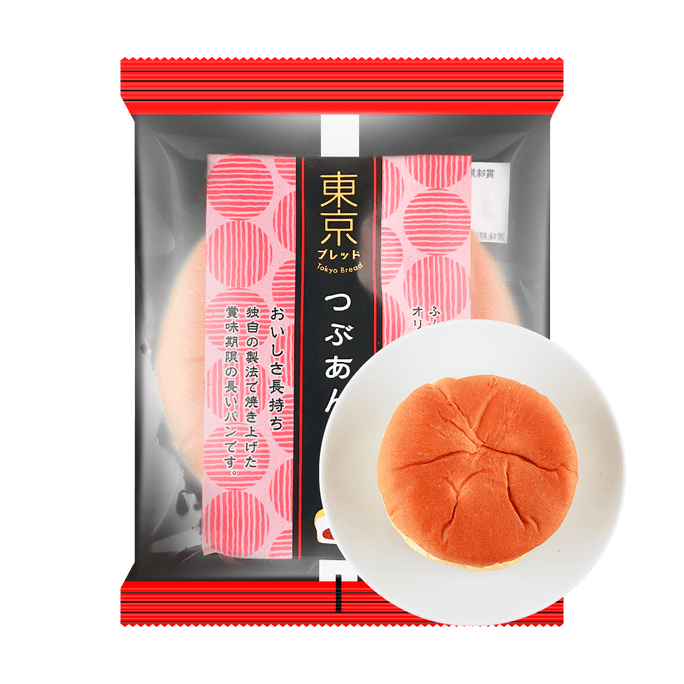 日本 东京夹心面包  红豆沙味 80g