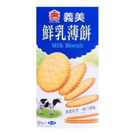 台灣IMEI義美 濃香美鮮乳薄餅 12包入 240g