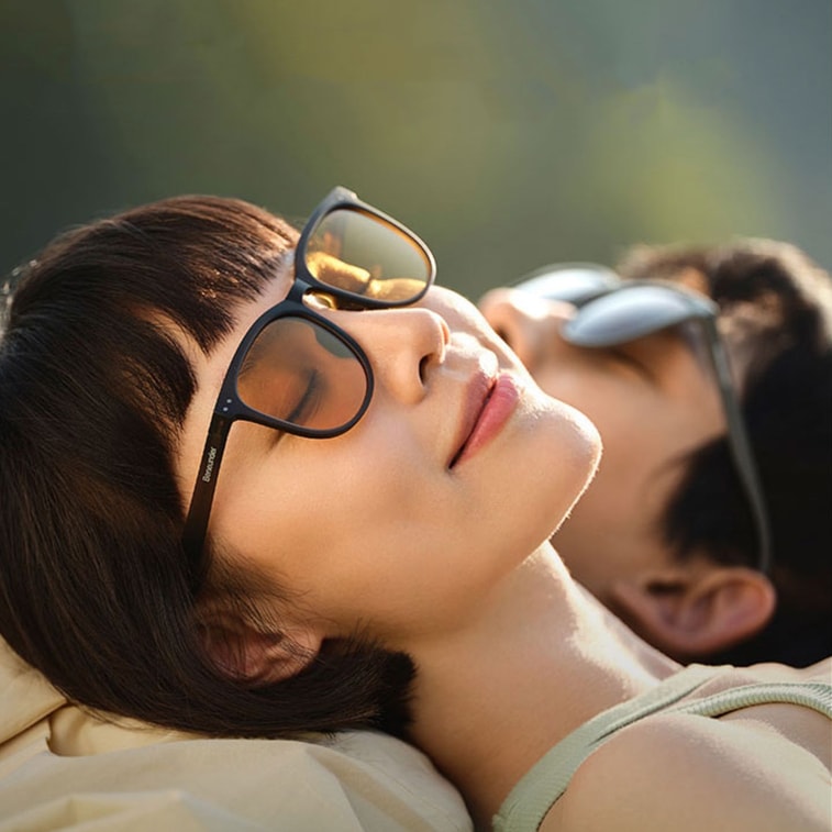 BENEUNDER蕉下 晝夜系列 超輕量可折疊太陽眼鏡 墨鏡 男女 墨色黑 4