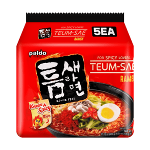 틈새라면,5팩 600 g