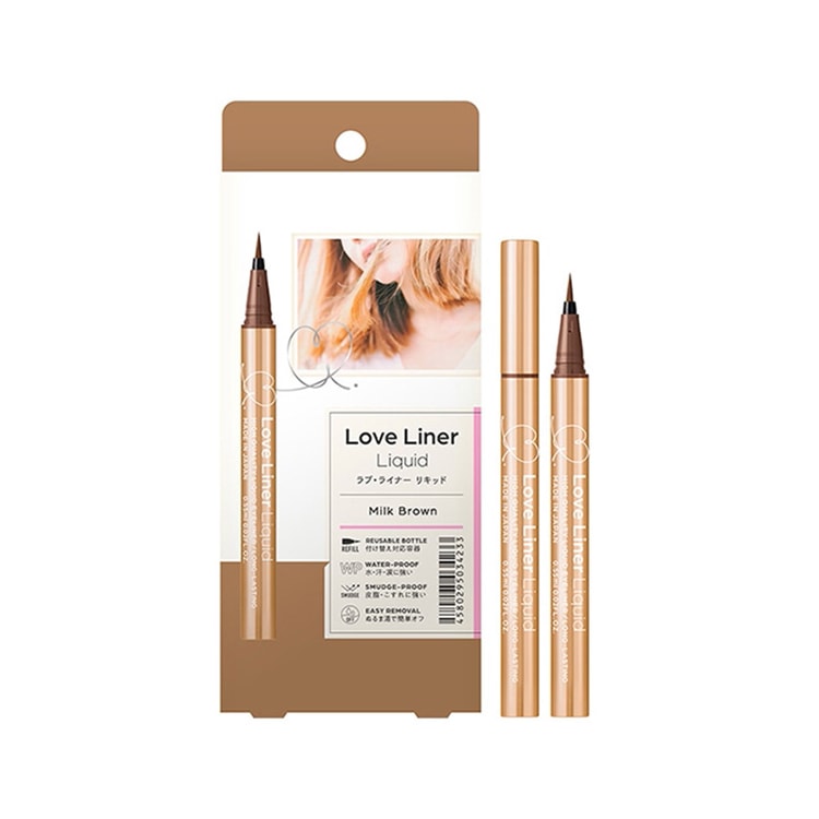 Love Liner Extra Fine Liquid Eyeliner 0.55ml Milk Brown