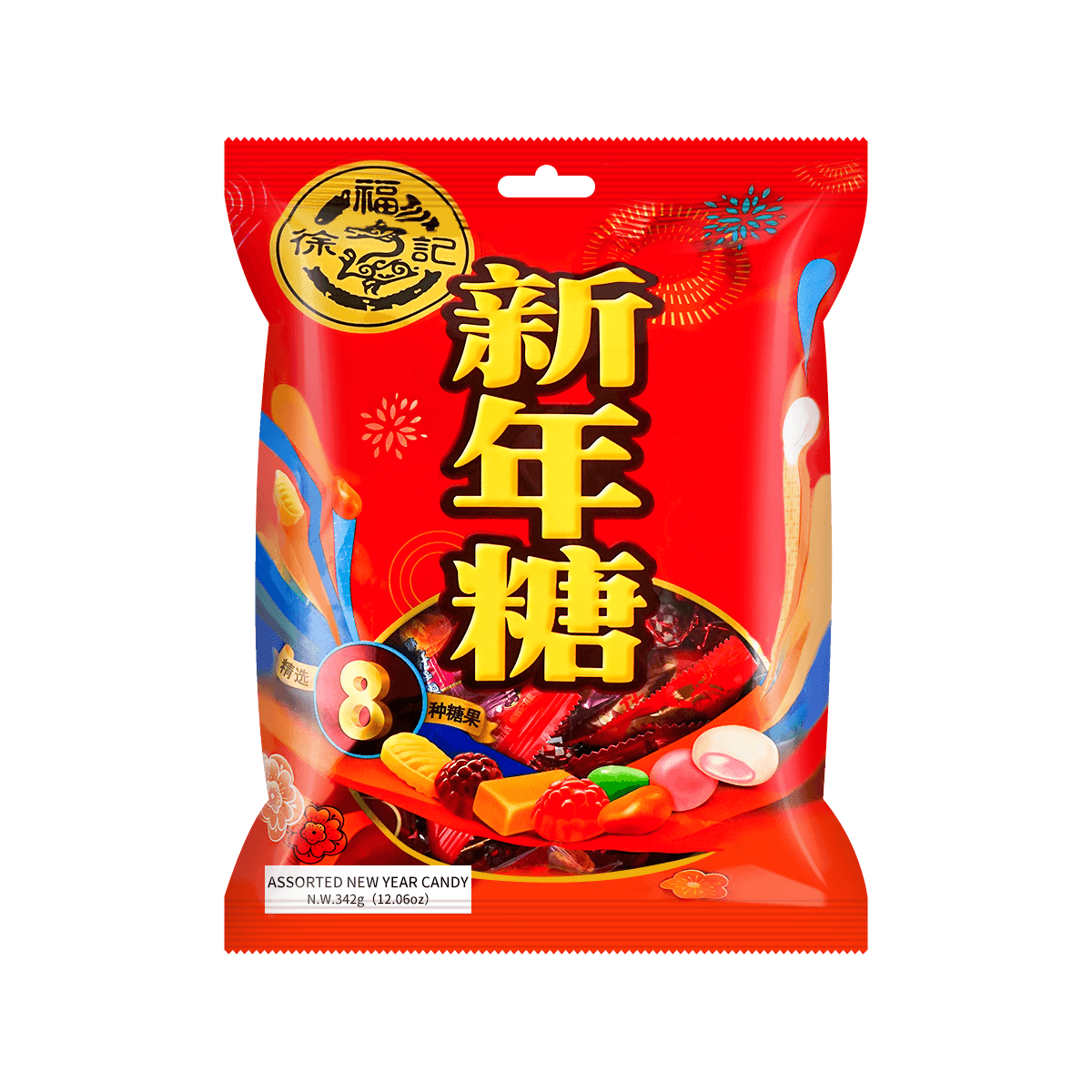 年货精选徐福记新年糖袋装342g怎么样