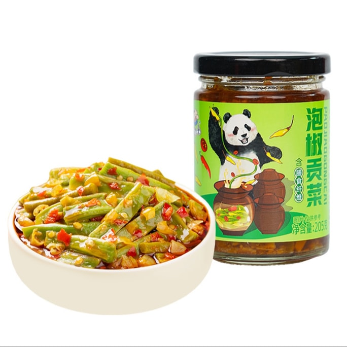 Picky pepper tribute dish 205g bottle Sichuan chopped chili sauce pickled dish