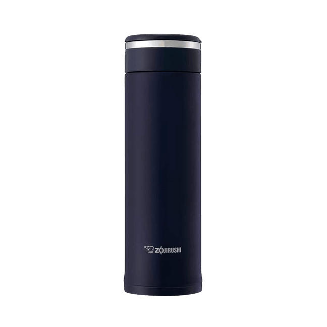 ZOJIRUSHI simple classic stainless steel vacuum insulation cup SM-JF48 navy blue 0.48L