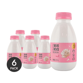 Jasmine Milk Tea 10.82 fl oz*6 packs【Award-winning Jasmine Tea + Premium Raw Milk + Danish Cheese Powder】【Fresh Tea Aroma & Mellow Aftertaste】【Viral Milk Tea】