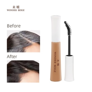 WONDER BEIGE - Disposable White Covering & Color Touch-up Pen, Black Touch-up, Fade-proof & Scalp-proof -- #02 Natural Black 2Pcs