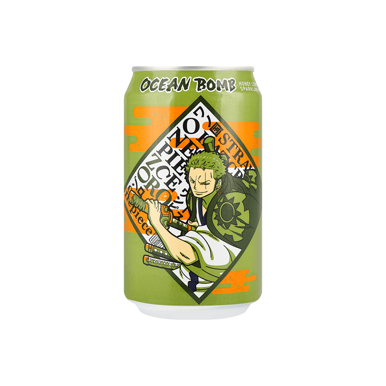 One Piece Zorro Sparkling Water Honey Lemon Flavor, 11.15 fl oz 9