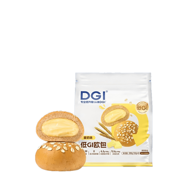 Low-sugar sandwich European bread (custard flavor) sugar friends meal replacement nutritious snacks for pregnant women whole wheat bread 1bag