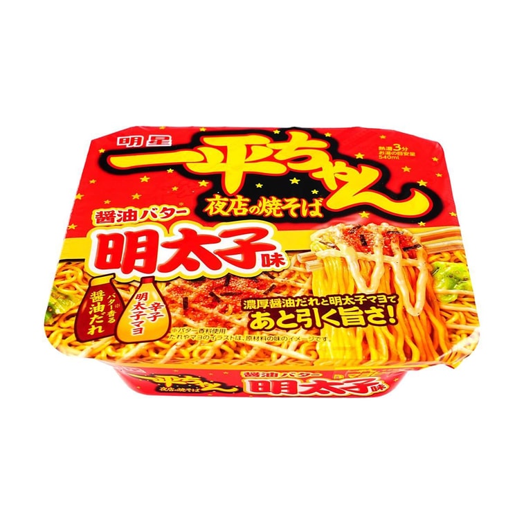 日本MYOJO明星 超級王牌拉麵 一平醬 夜店炒麵 明太子辣味美乃滋 128g 短保美味 4