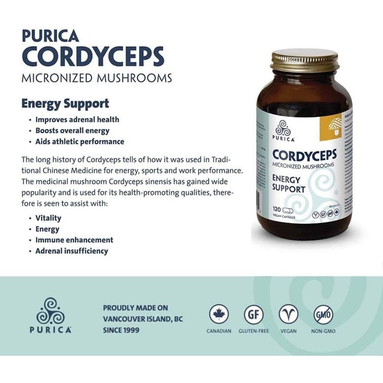 加拿大 PURICA 冬虫夏草 400mg 120粒入 4