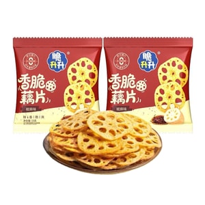 Crispy Lotus Root Slices Spicy Flavor 15g*2